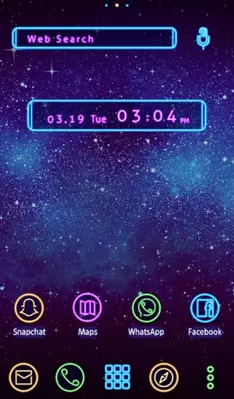 Neon Galaxy android App screenshot 0